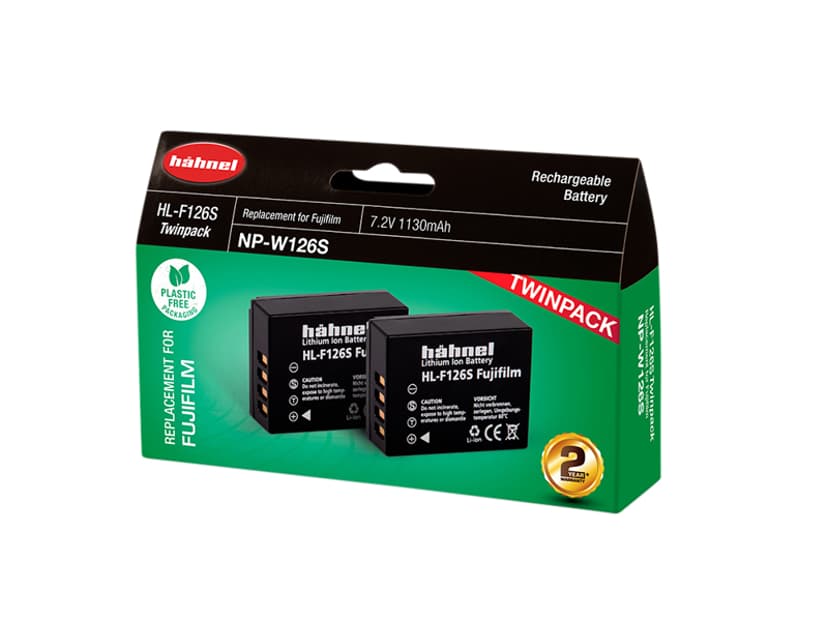 Hähnel Fuji HL-F126S Twin Pack Batteri