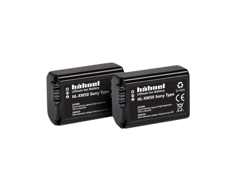 Hähnel Sony HL-XW50 Batteri Twin Pack