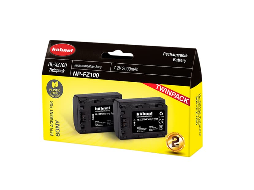 Hähnel Sony HL-XZ100 Batteri Twin Pack