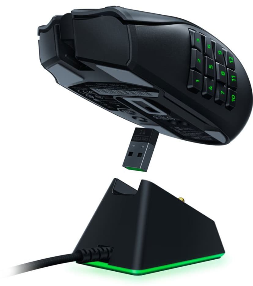 Amazon.co.jp: Razer Naga Pro + Razer Mouse Dock Chroma : パソコン・周辺機器