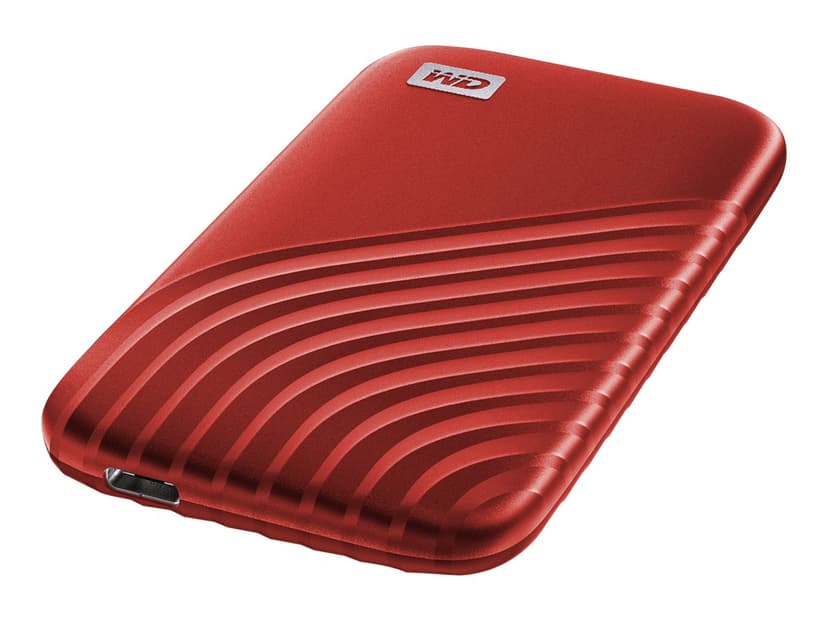 WD My Passport SSD 2TB RED USB Type-C Rød