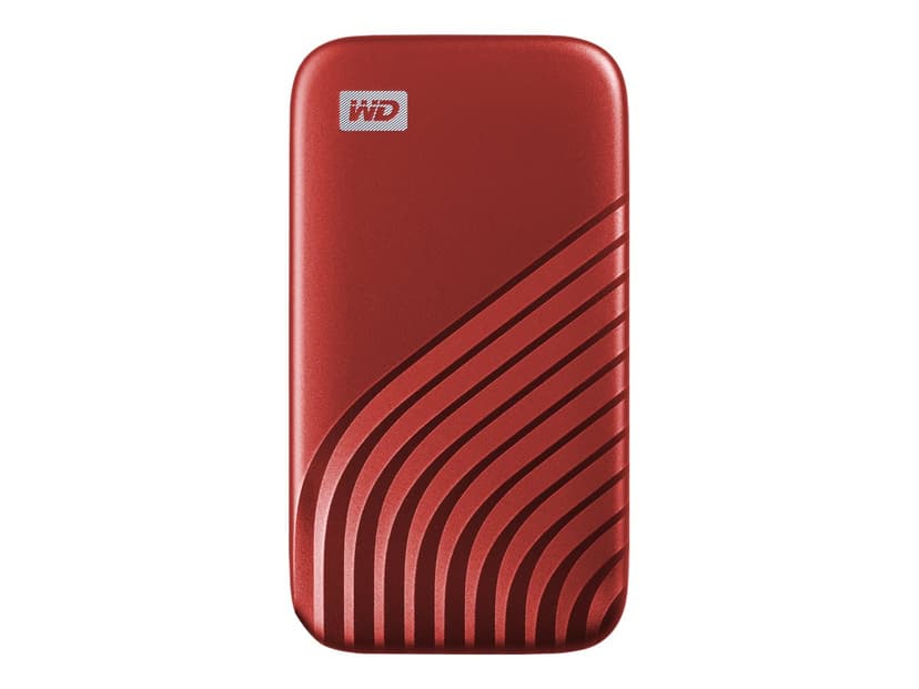 WD My Passport SSD 2TB RED USB-C Punainen