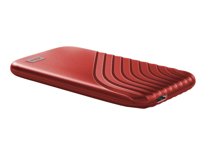 WD My Passport SSD 2TB RED USB Type-C Rød