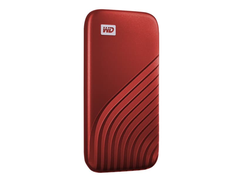 WD My Passport SSD 2TB RED USB Type-C Rød