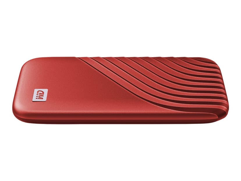 WD My Passport SSD 2TB RED USB Type-C Rød