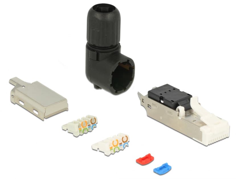 Delock Kontaktdon Verktygsfri CAT6A STP RJ45