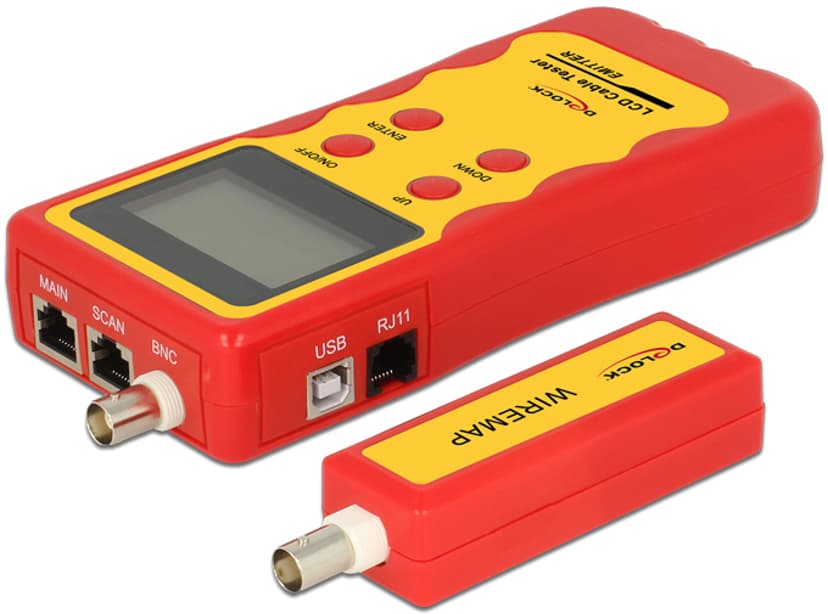 Delock Kabeltestare med LCD-skärm