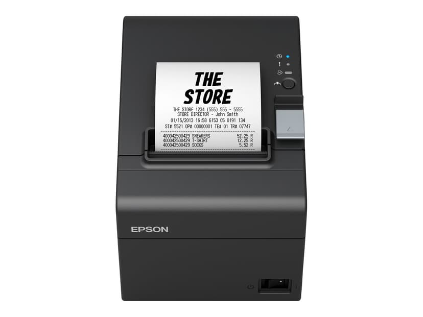 Epson Kvitteringsskriver TM-T20III USB/Seriell Inkl. Strøm svart