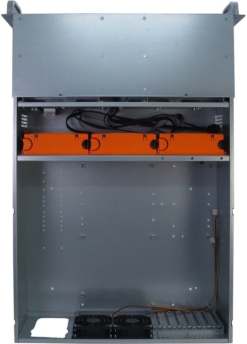 Inter-Tech IPC 4U-4416 16-Bay Rack Zilver, Zwart