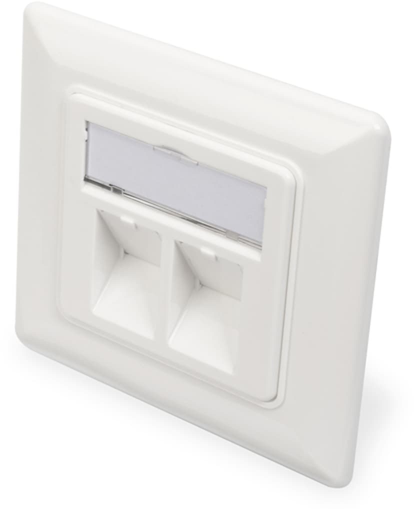 Digitus 2-Port Keystone väggplatta