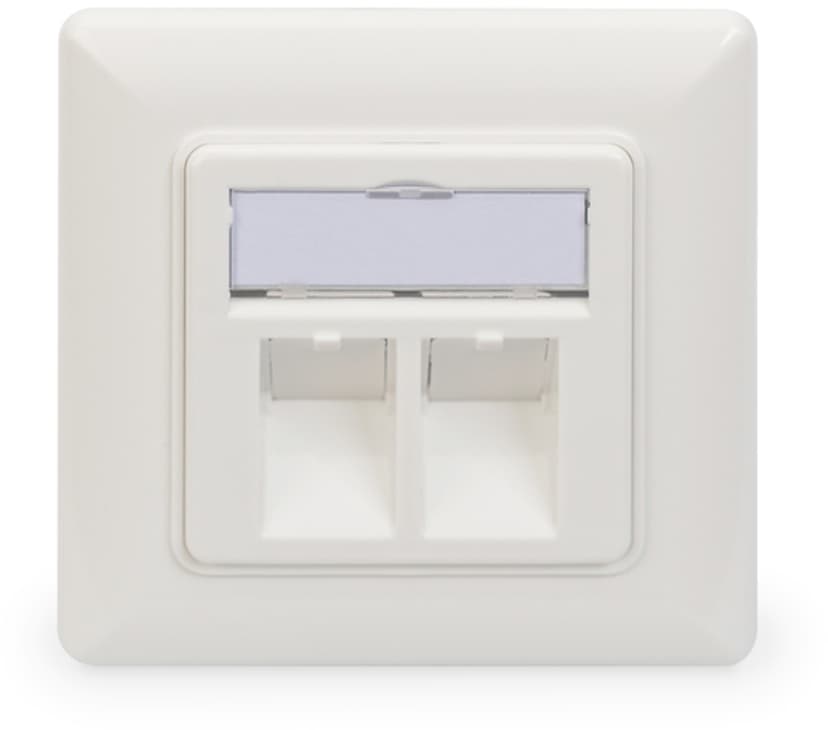 Digitus 2-Port Keystone väggplatta