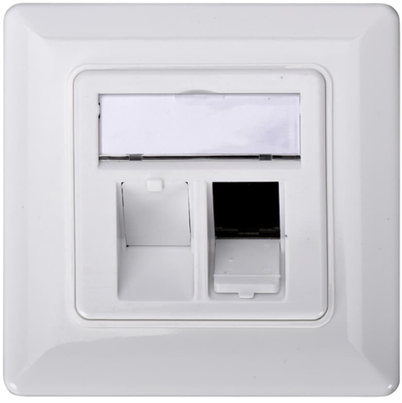 Digitus 2-Port Keystone väggplatta