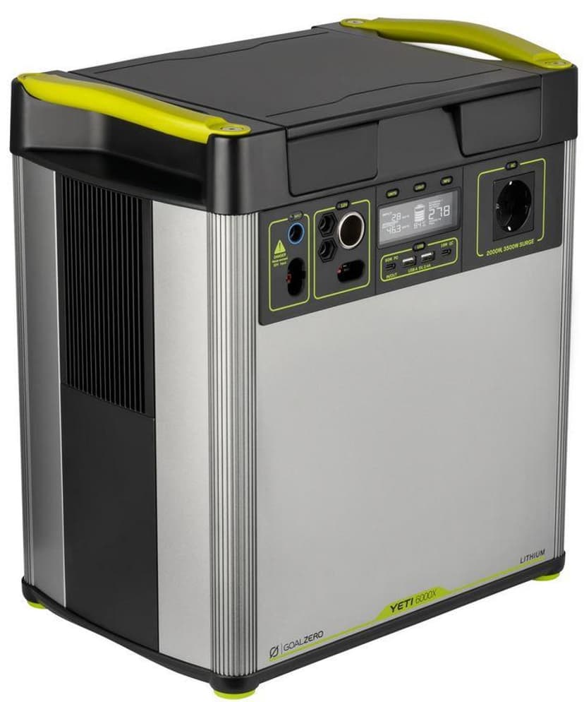 Goal Zero Yeti 6000X Li-Ion Nmc 556Ah/6010Wh Hopea, Musta