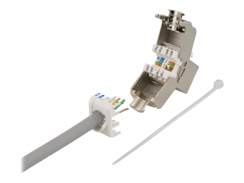 Deltaco Keystone RJ45 LSA CAT6A FTP Tool-Free