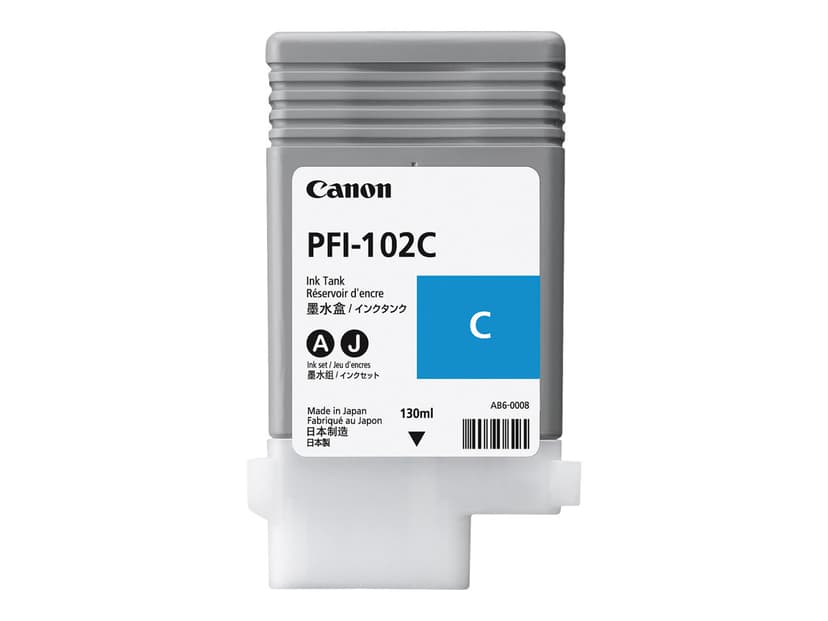 Canon Bläck Cyan PFI-102C - IPF