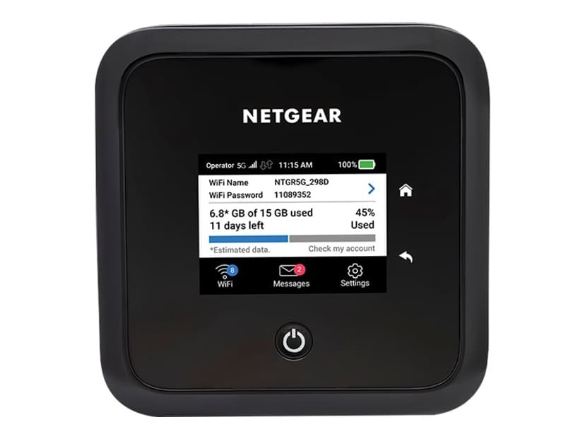 Netgear Nighthawk M5 5G WiFi 6 Mobile Router - (Outlet-vare klasse 2)
