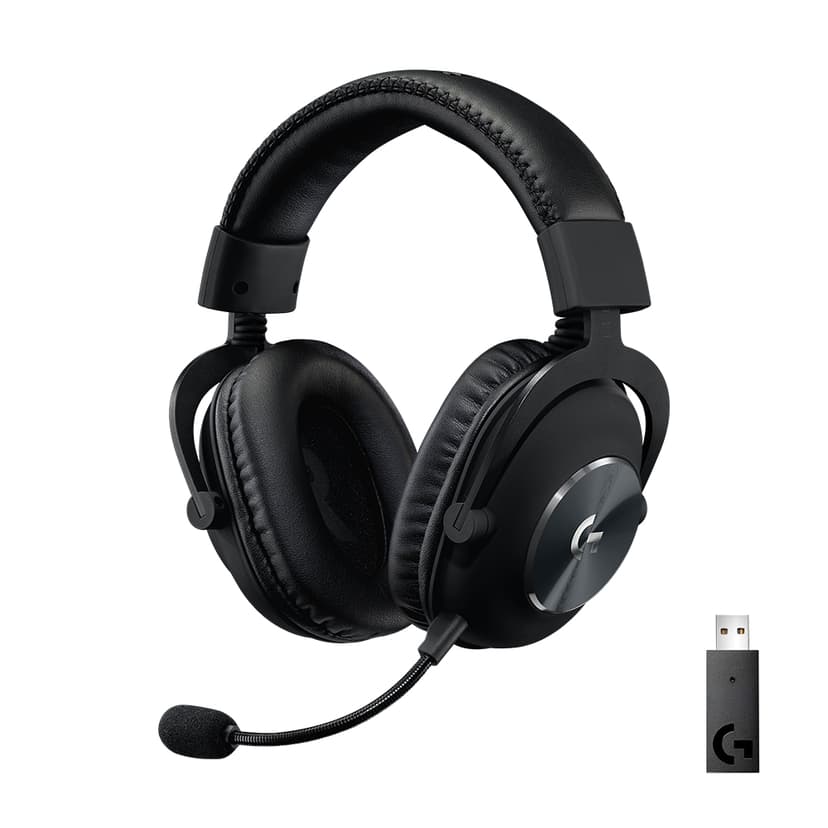 Logitech Pro X Wireless Gaming Headset Black Sort