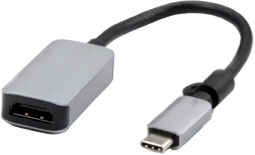 Prokord Video Adapter Kit Premium Minidp+USB-C HDMI Mini DisplayPort + USB Type-C Silver, Svart