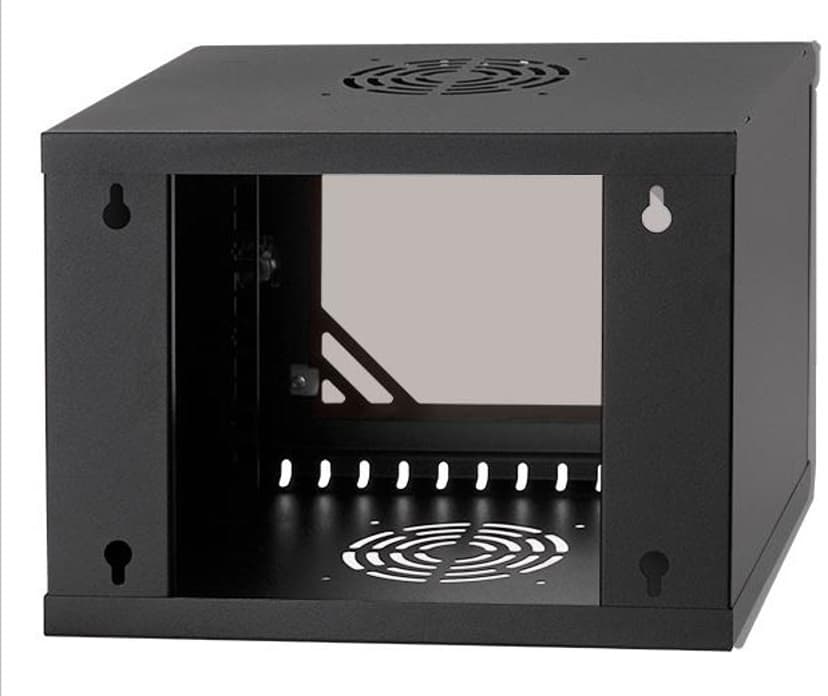 Direktronik Väggrack 10" 4U Glasdörr