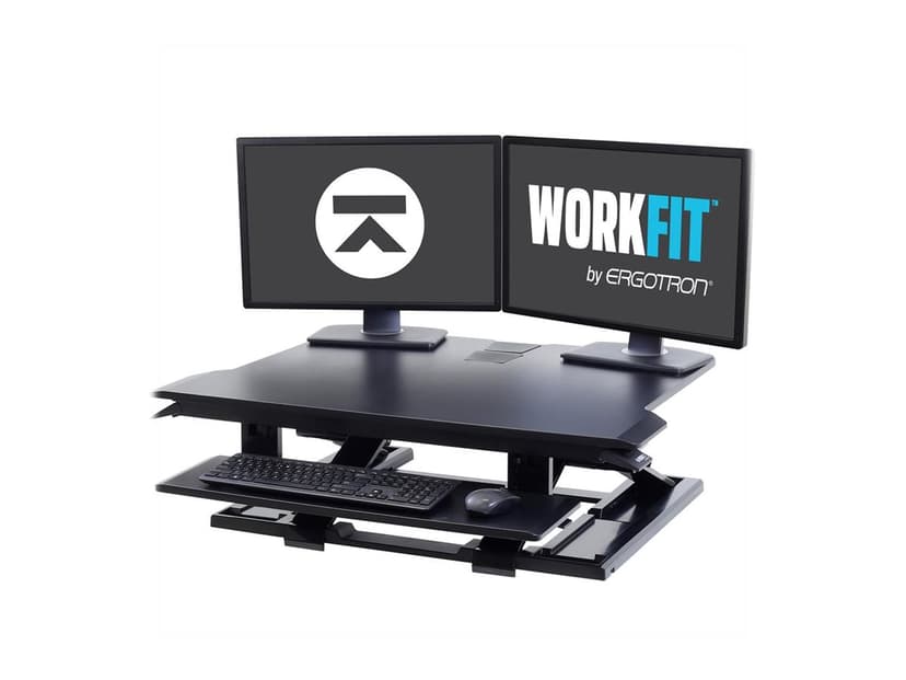 Ergotron WorkFit-TX With Dropdown Keyboard Tray Black