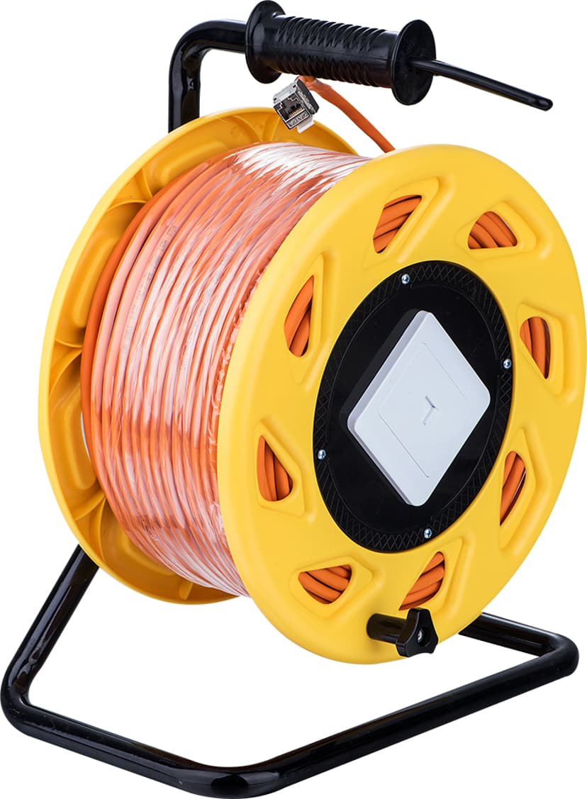 Prokord U/FTP CAT.6A Shielded Lszh 80.0m Extension Drum Whit RJ-45 Cat 6 80m Oranje