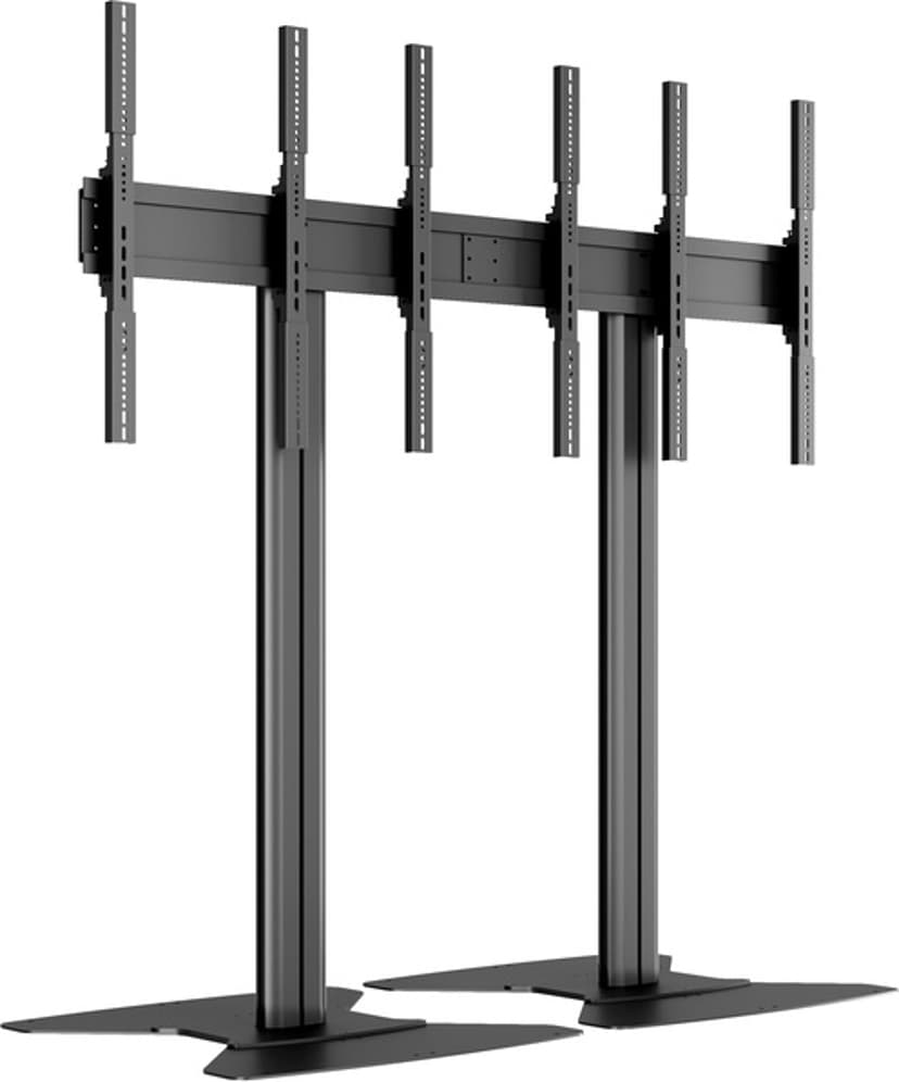 Multibrackets m Public Vid Wall Std Port 3-Scr 40-55'' Black