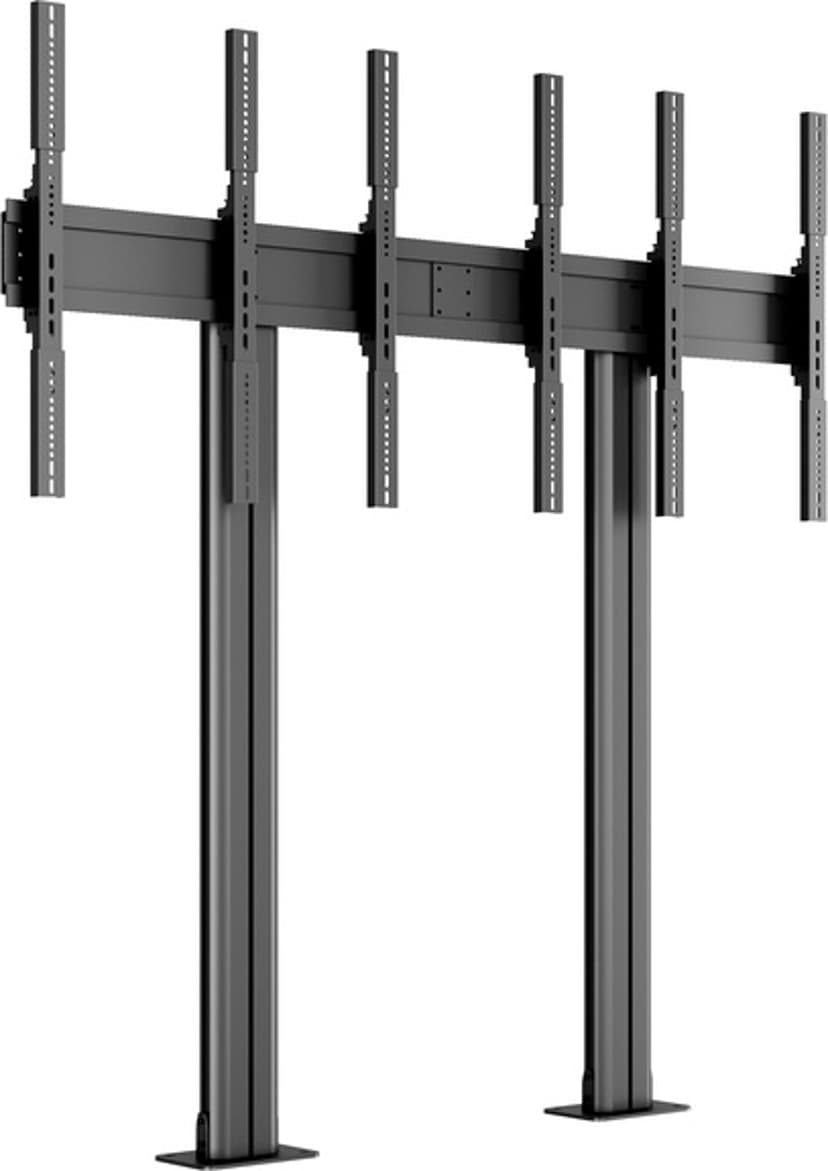 Multibrackets m Public Vid Wall Std Port 3-Scr 40-55'' Black