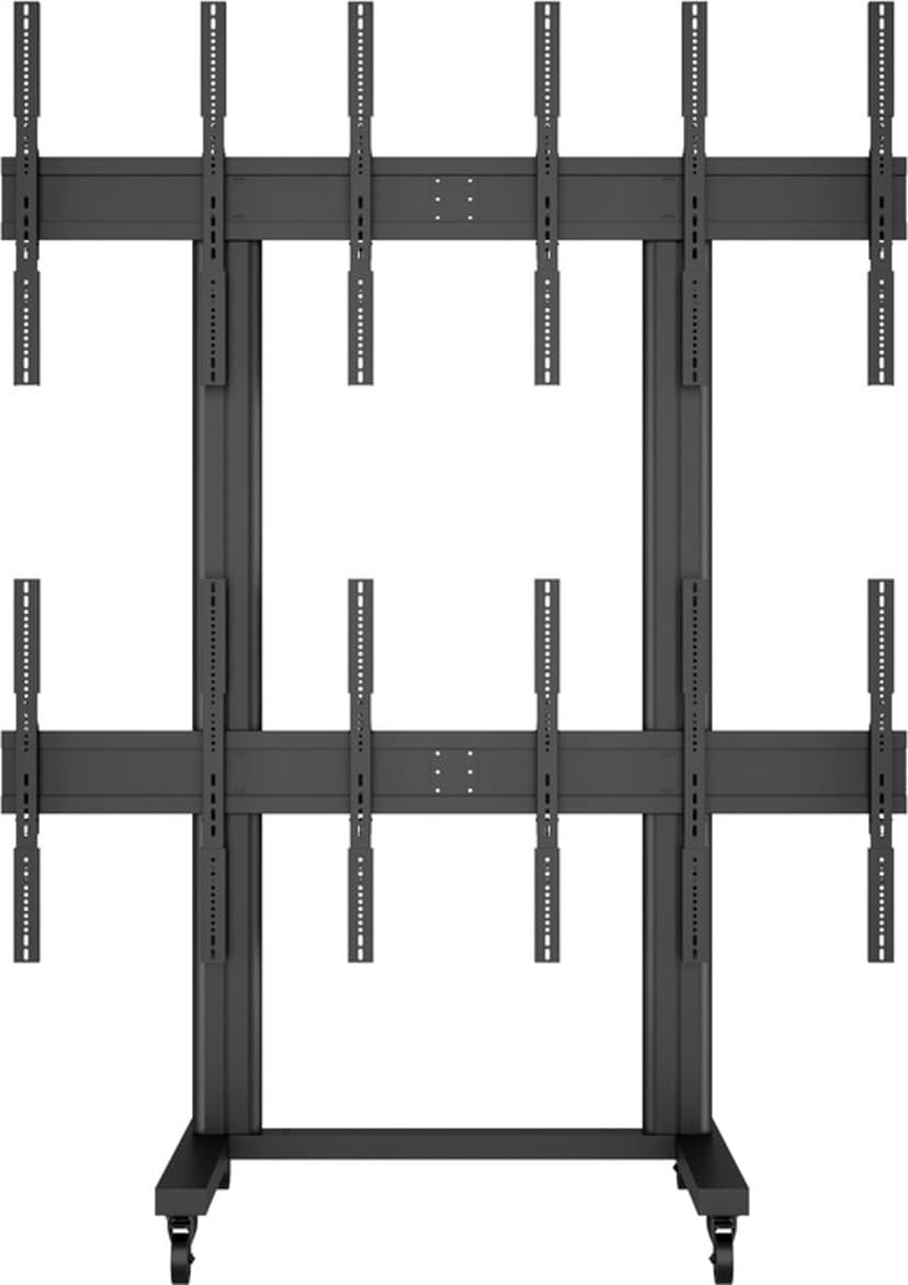 Multibrackets m Public Vid Wall Std Port 6-Scr 40-55'' Black
