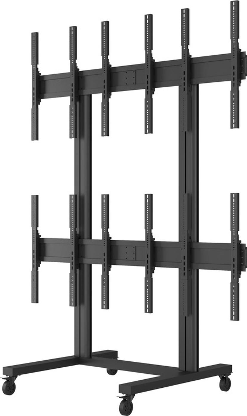 Multibrackets m Public Vid Wall Std Port 6-Scr 40-55'' Black