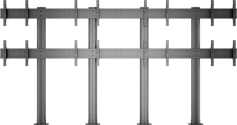 Multibrackets m Public Video Wall Std 8-Screen 40-55'' Black