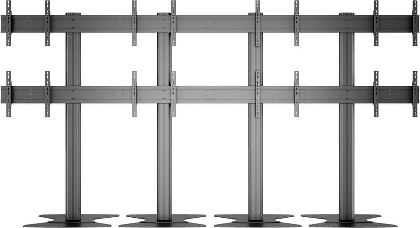 Multibrackets m Public Video Wall Std 8-Screen 40-55'' Black