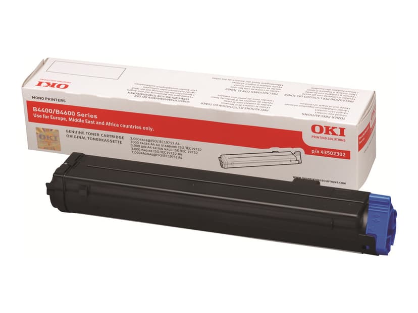 OKI Toner Svart 3k - B4400/4600