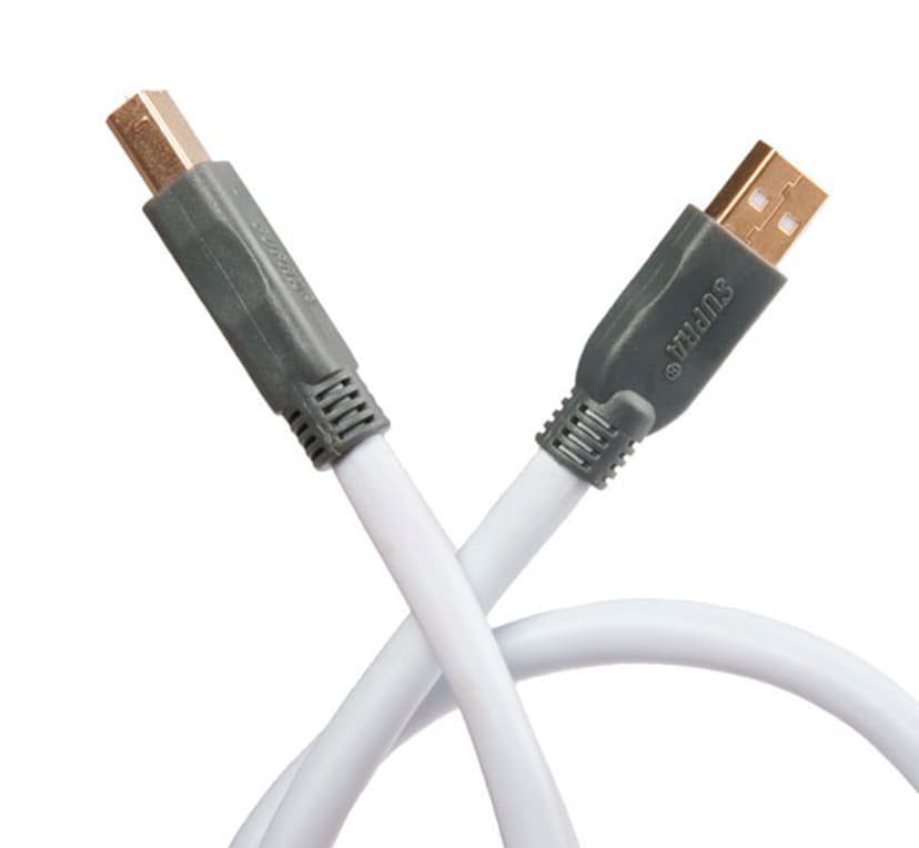 Jenving Supra USB 2.0 2m USB A USB B Blå