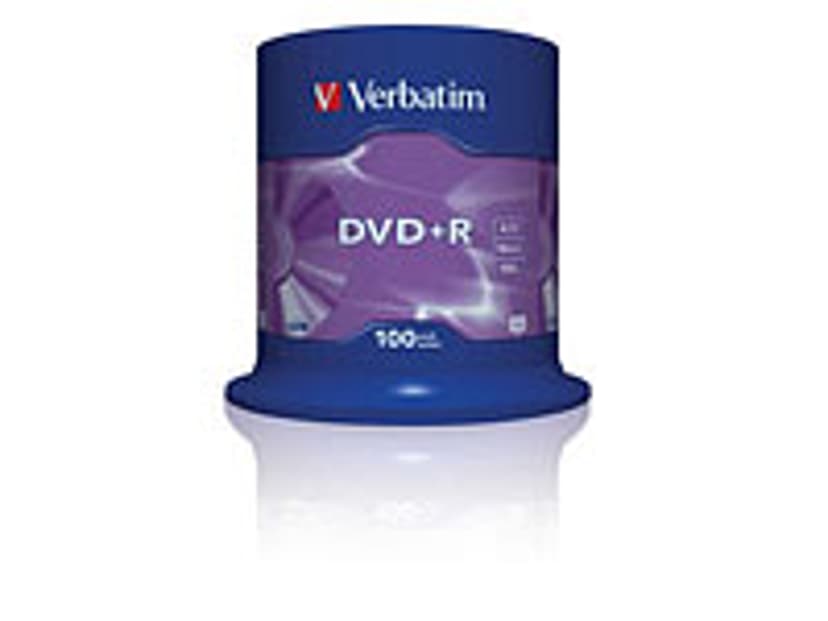 Verbatim 100 x DVD+R DVD+R 4.7GB 100pc(s)