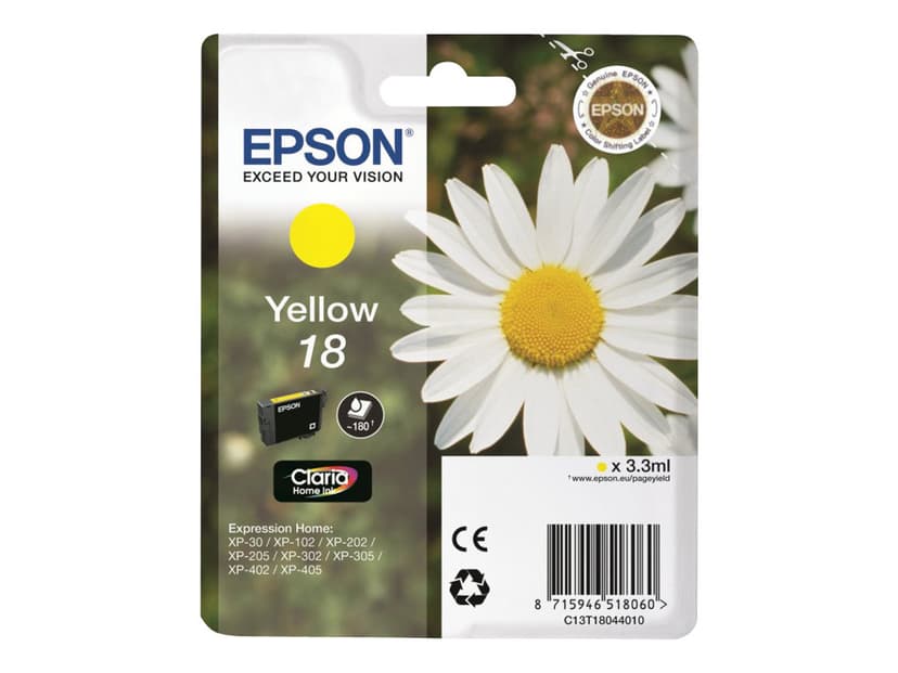 Epson Bläck Gul T1804 - XP-302