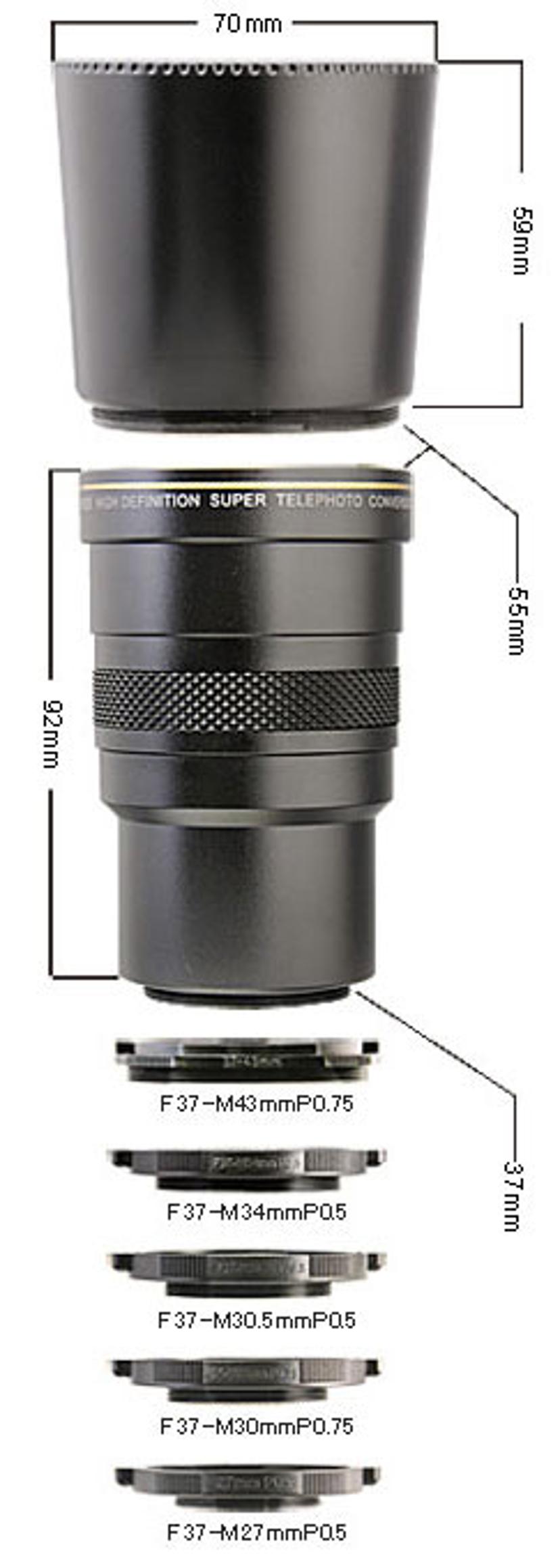 Raynox Telelins Hdp-7700ES Faktor 3,0X