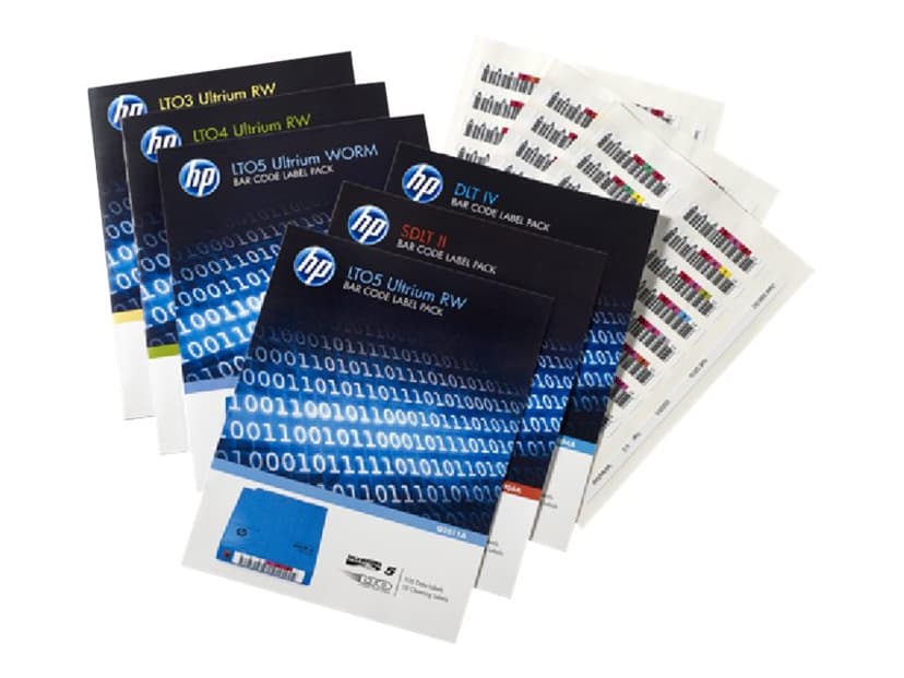 HPE Ultrium 6 RW Bar Code Label Pack