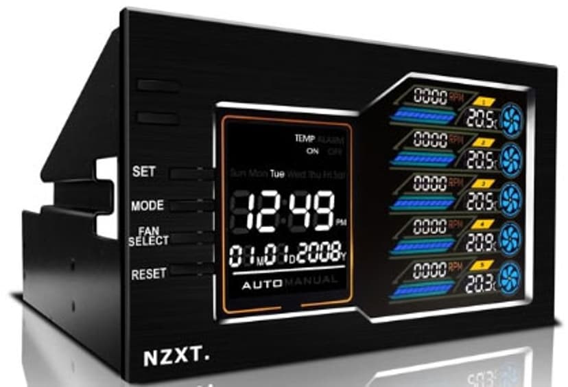 NZXT SENTRY LX fläkthastighetskontroll med alarm