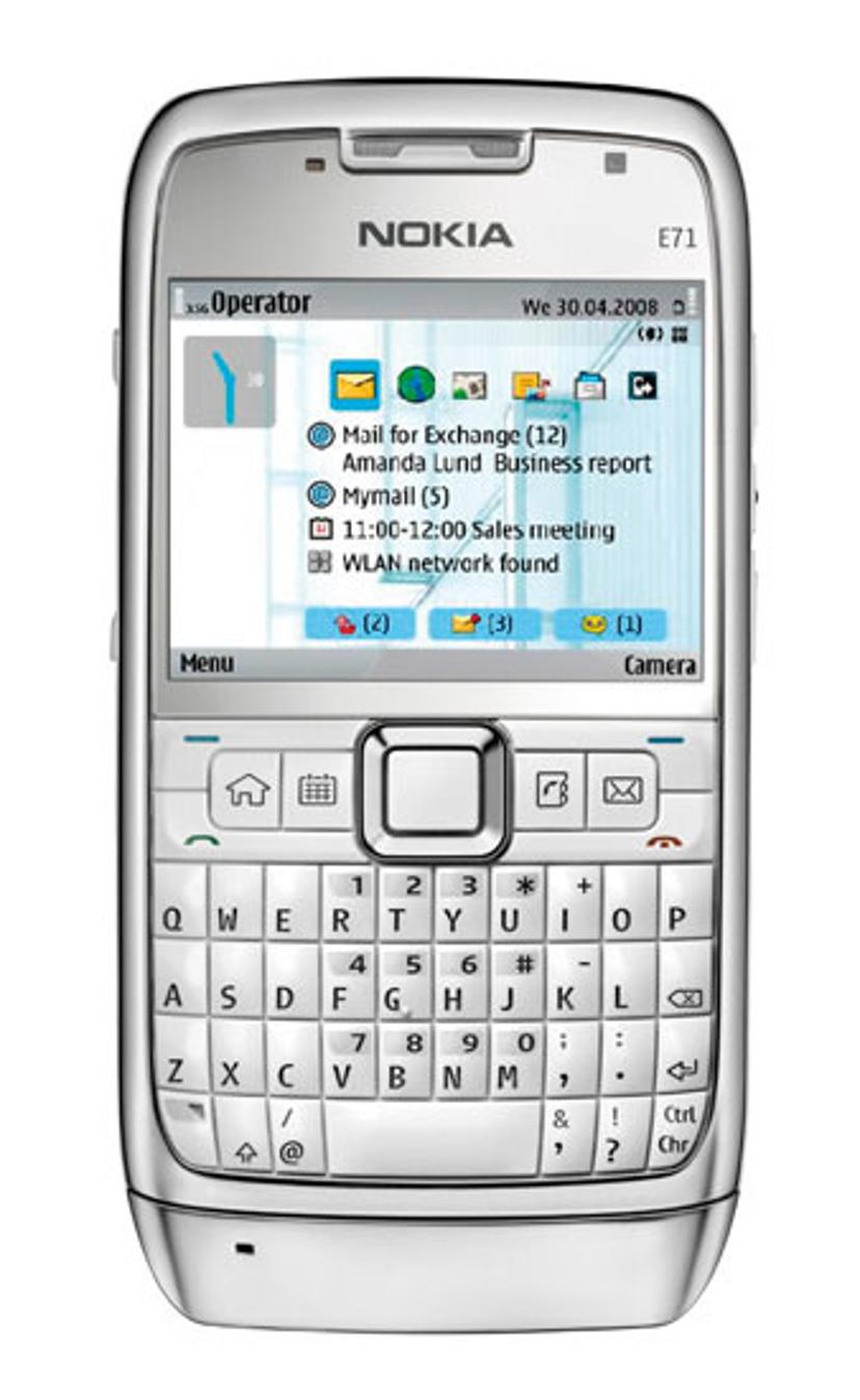 Nokia E71 White Steel