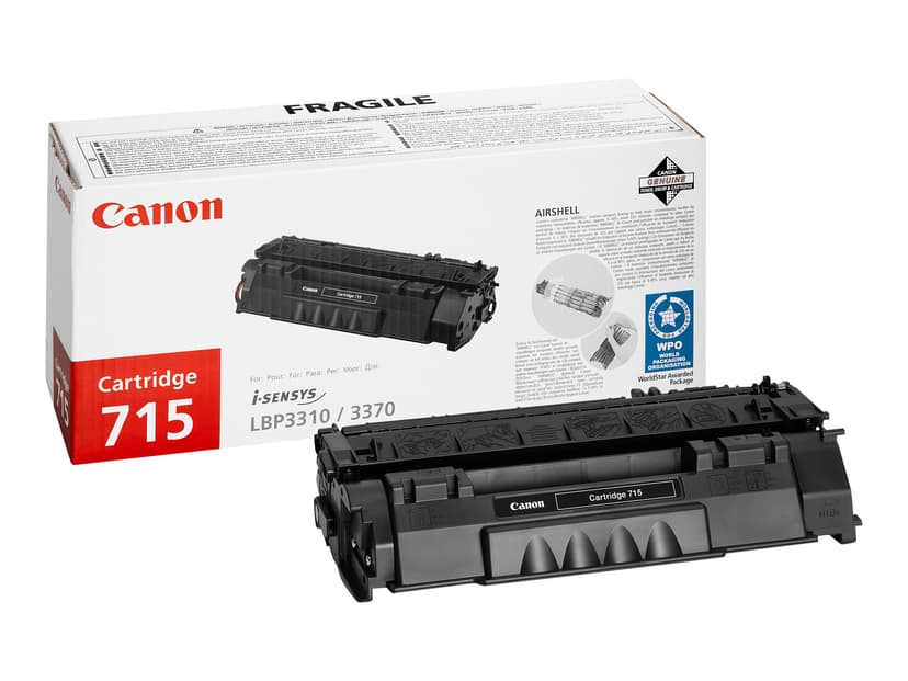Canon Värikasetti Musta 715 3k - LBP3370/3310