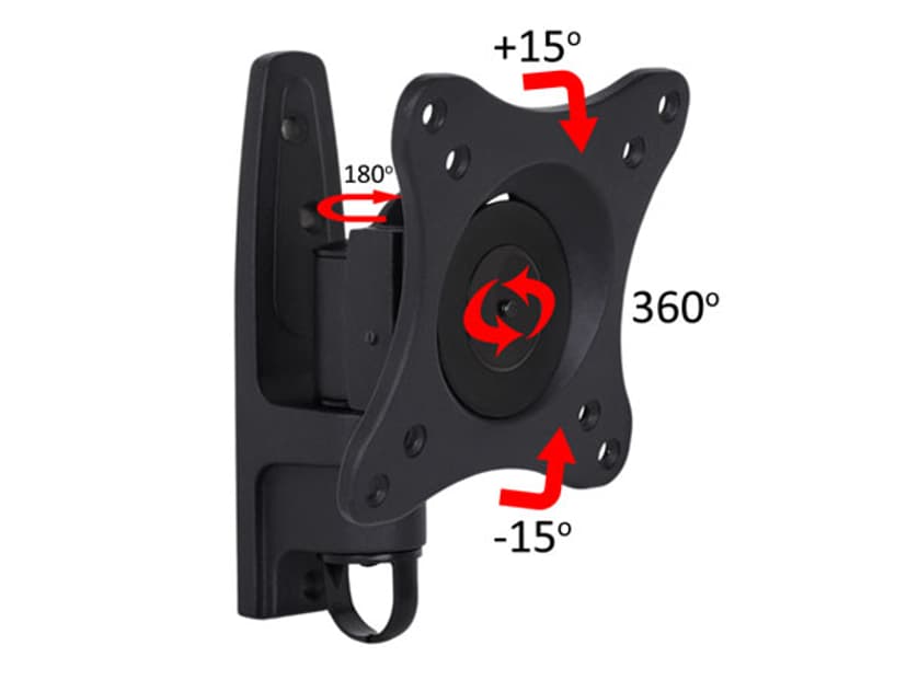 Multibrackets VESA Flexarm In 360 Black 15-40"