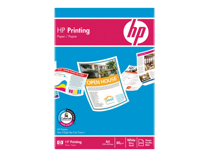 HP Papper STD A4 210 x 297mm 80g 500 Ark