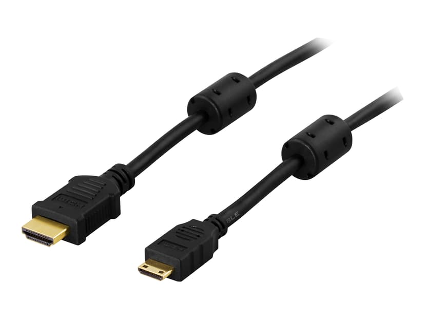 Deltaco HDMI-1036 3m Mini HDMI HDMI Sort