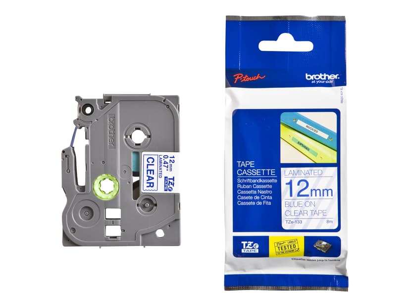 Brother Tape 12mm TZe-133 Bl�/Transparent