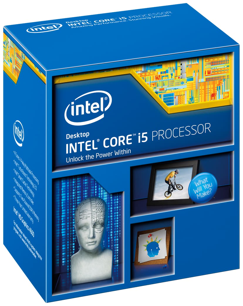 Intel Core I5 4670K / 3.4 GHz Prosessor