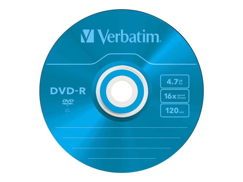 Verbatim Colours DVD-R 4.7GB 5pc(s)