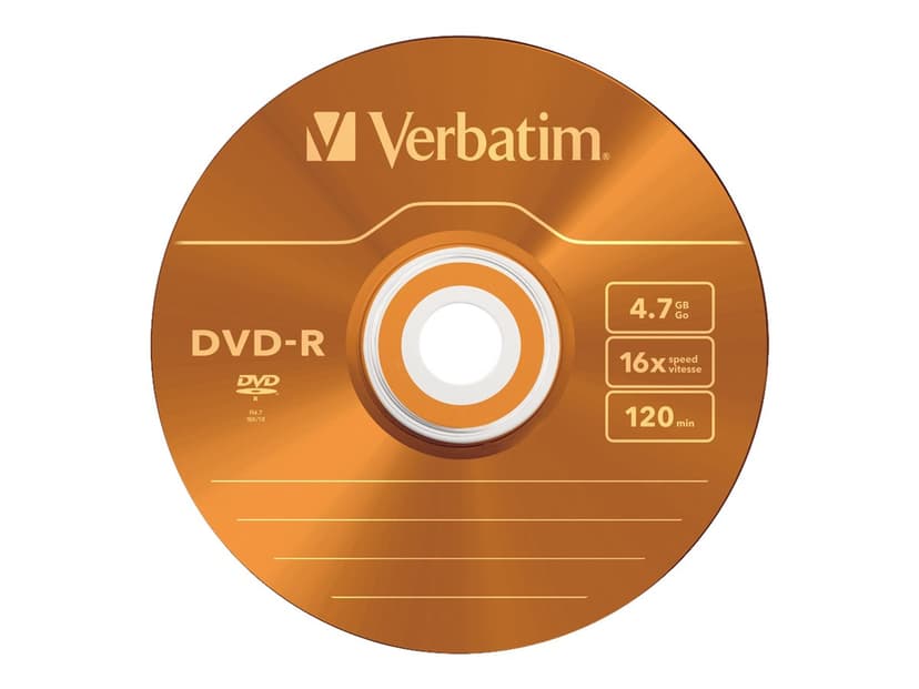 Verbatim Colours DVD-R 4.7GB 5pc(s)