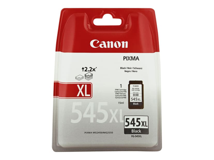 Canon Blekk Svart PG-545XL – MG2550
