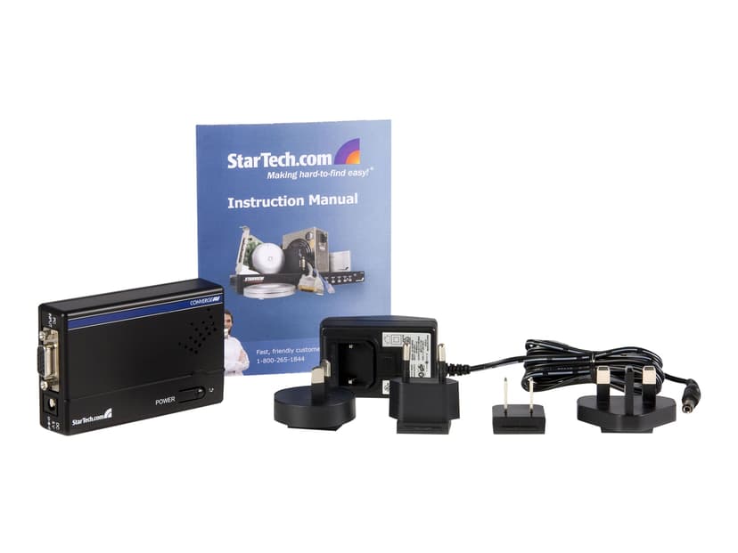 Startech High Resolution VGA to Composite or S-Video Converter PC to TV videomuunnin