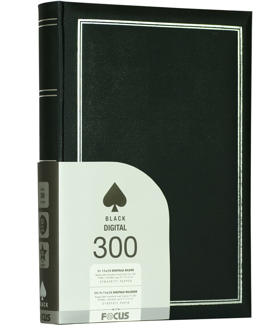 Focus Photo Album Black Line Super 300 11X15